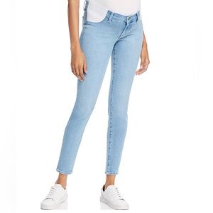 J Brand Mama Mid-rise Super Skinny Maternity Jeans in Cloudy Size 32